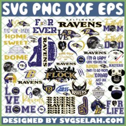 Baltimore Ravens NFL SVG Bundle 1