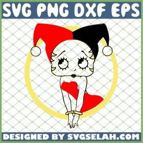 Betty Boop Harley Quinn SVG PNG DXF EPS 1