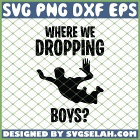 Fortnite Drop Where We Dropping Boys SVG PNG DXF EPS 1