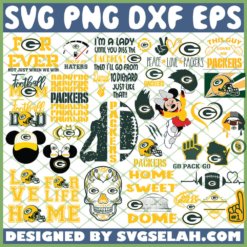 Green Bay Packers NFL SVG Bundle 1