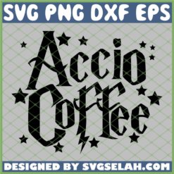 Harry Potter Accio Coffee Star SVG PNG DXF EPS 1