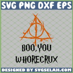 Harry Potter Deathly Hallows Boo You Whorecrux SVG PNG DXF EPS 1