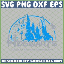 Harry Potter Disney Castle Hogwarts Crossover SVG PNG DXF EPS 1