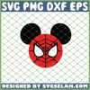 Head Mickey Spiderman SVG PNG DXF EPS 1