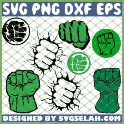 Hulk Hand SVG PNG DXF EPS 1