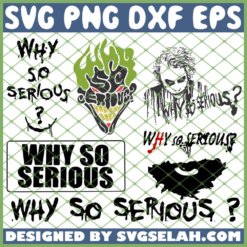 Joker Why So Serious SVG PNG DXF EPS 1