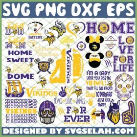 Minnesota Vikings NFL SVG Bundle 1