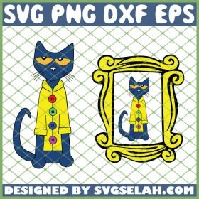 Pete The Cat Buttons SVG PNG DXF EPS 1