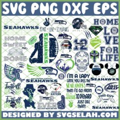 Seattle Seahawks NFL SVG Bundle 1