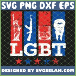 Bourbon Drinking Liberty Guns Bourbon Trump Lgbt SVG PNG DXF EPS 1