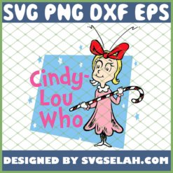 Cindy Lou Who SVG PNG DXF EPS 1