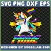 Dabbing Unicorn Lgbt Gay Pride SVG PNG DXF EPS 1