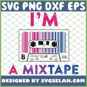 IM A Mixtape Bisexual Pride Lgbt Lesbian Gay Flag SVG PNG DXF EPS 1