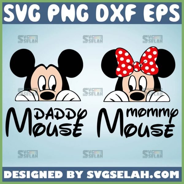 Daddy Mouse Svg Mommy Mouse Svg Disney Mom Svg Disney Dad Svg 1