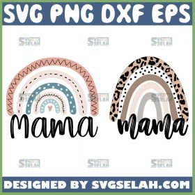 Mama Rainbow Svg Bundle 1