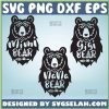 Mimi Bear Svg Gigi Bear Svg Nana Bear Svg Tribal Bear Svg Teepee Svg 1