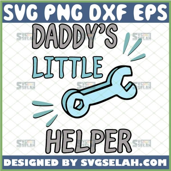 daddys little helper svg diy onesie gift idea mechanic tool costume for baby boy svg 1 