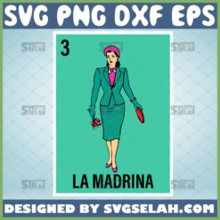 la madrina mexican loteria card svg mexican bingo svg