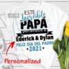 personalizada este increible papa pertenece a with name svg feliz dia papa svg