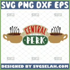 friends central perk logo svg tv show svg