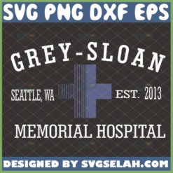 grey sloan memorial hospital svg greys anatomy tv show gifts