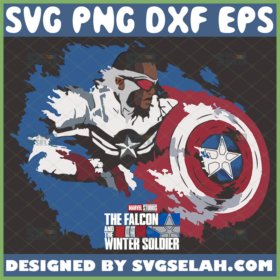 captain america winter soldier svg falcon sam wilson marvel inspired