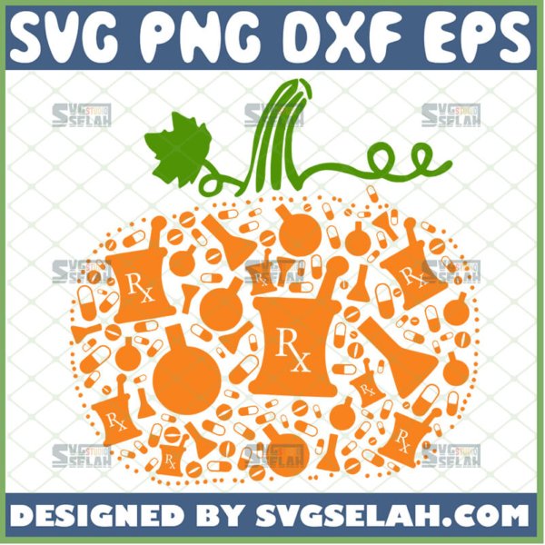 pharmacy pumpkin svg rx pumpkin svg