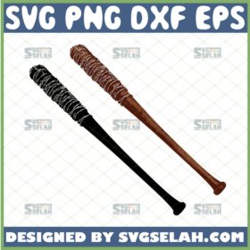 the walking dead lucille bat svg negan bat svg