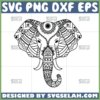 elephant svg elephant head mandala svg svg files for cricut