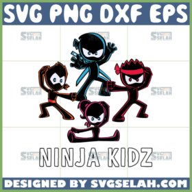 ninja kidz svg