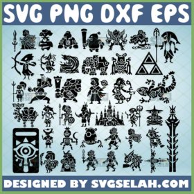 zelda hyrule warriors age of calamity svg bundle