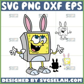 easter sponge bob svg disney easter svg