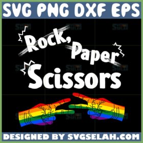 rock paper scissors lgbt svg funny lgbt svg