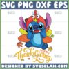 stitch happy thanksgiving svg