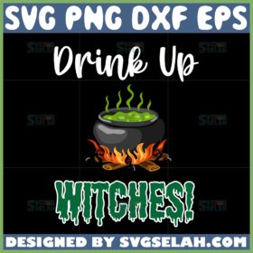 hocus pocus cauldron svg drink up witches svg