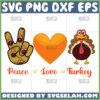 peace love turkey svg